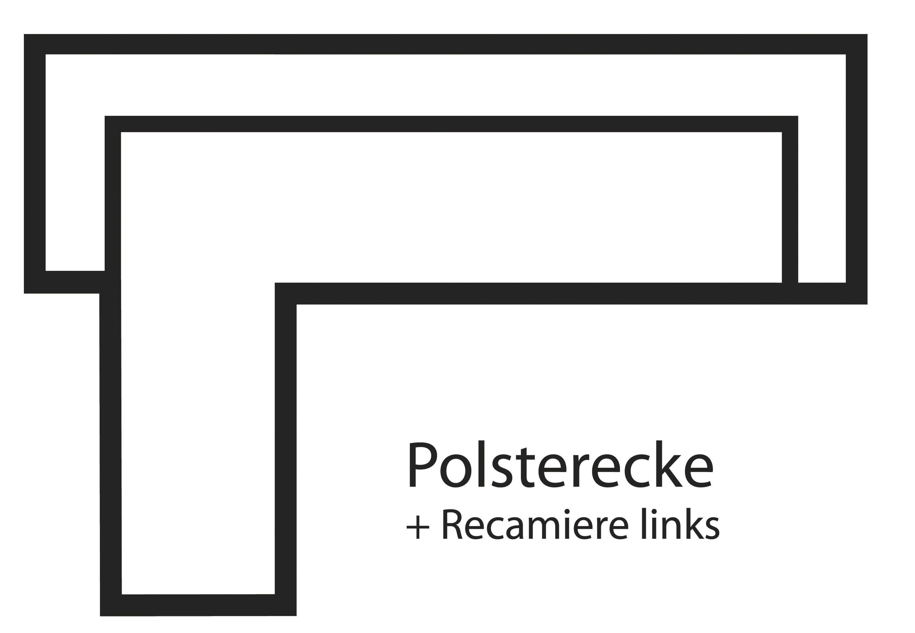 Home affaire Ecksofa Alberto L-Form, mit günstig online kaufen