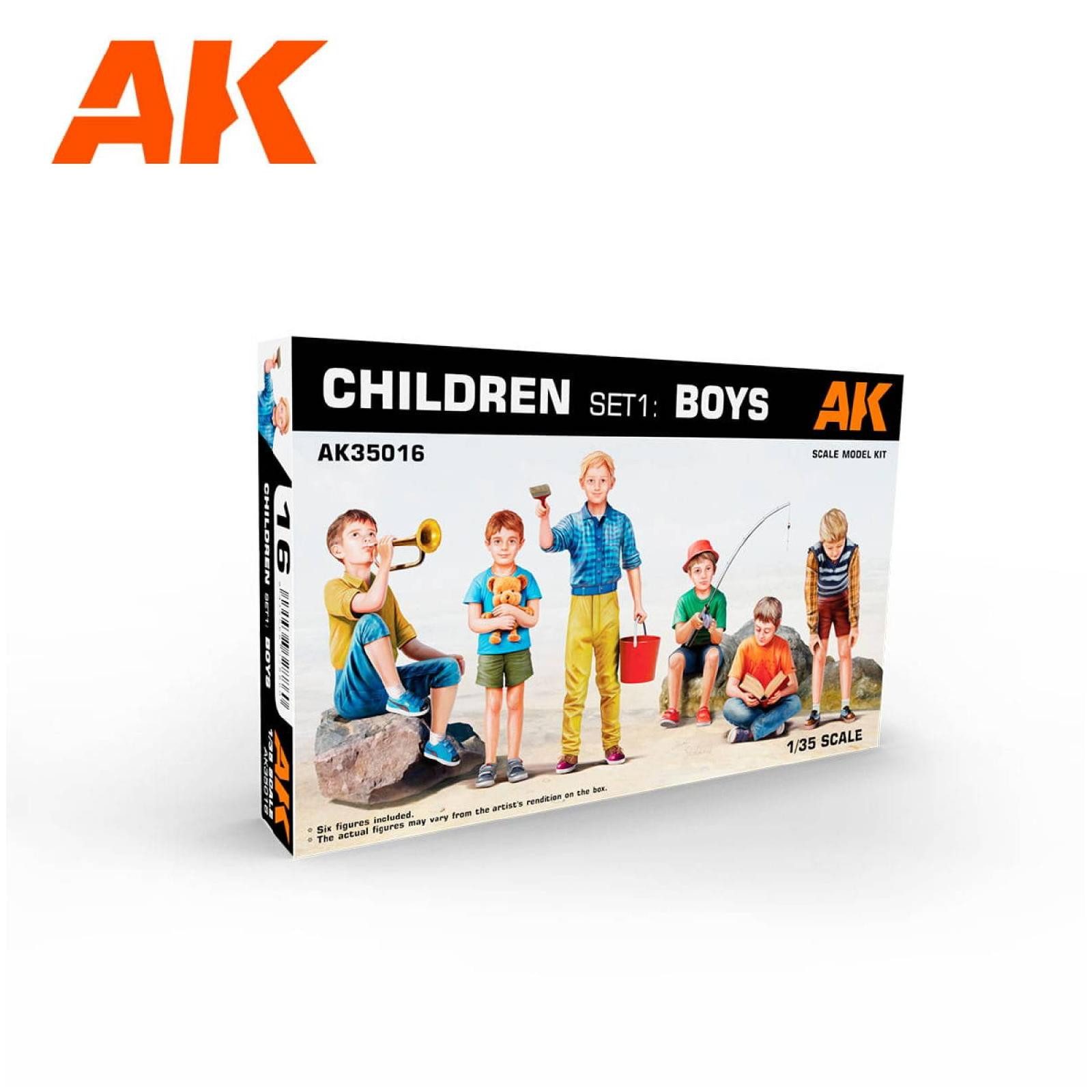 Modellbausatz CHILDREN SET 1: BOYS / 1:35