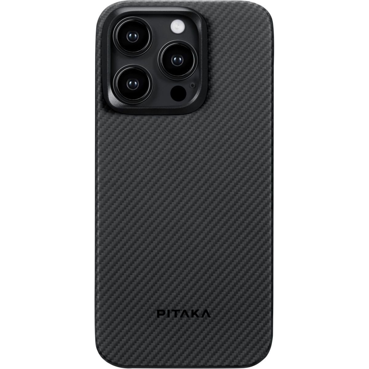 Pitaka Smartphone-Hülle MagEZ Case 4 600D for iPhone 15 Pro Black/Grey
