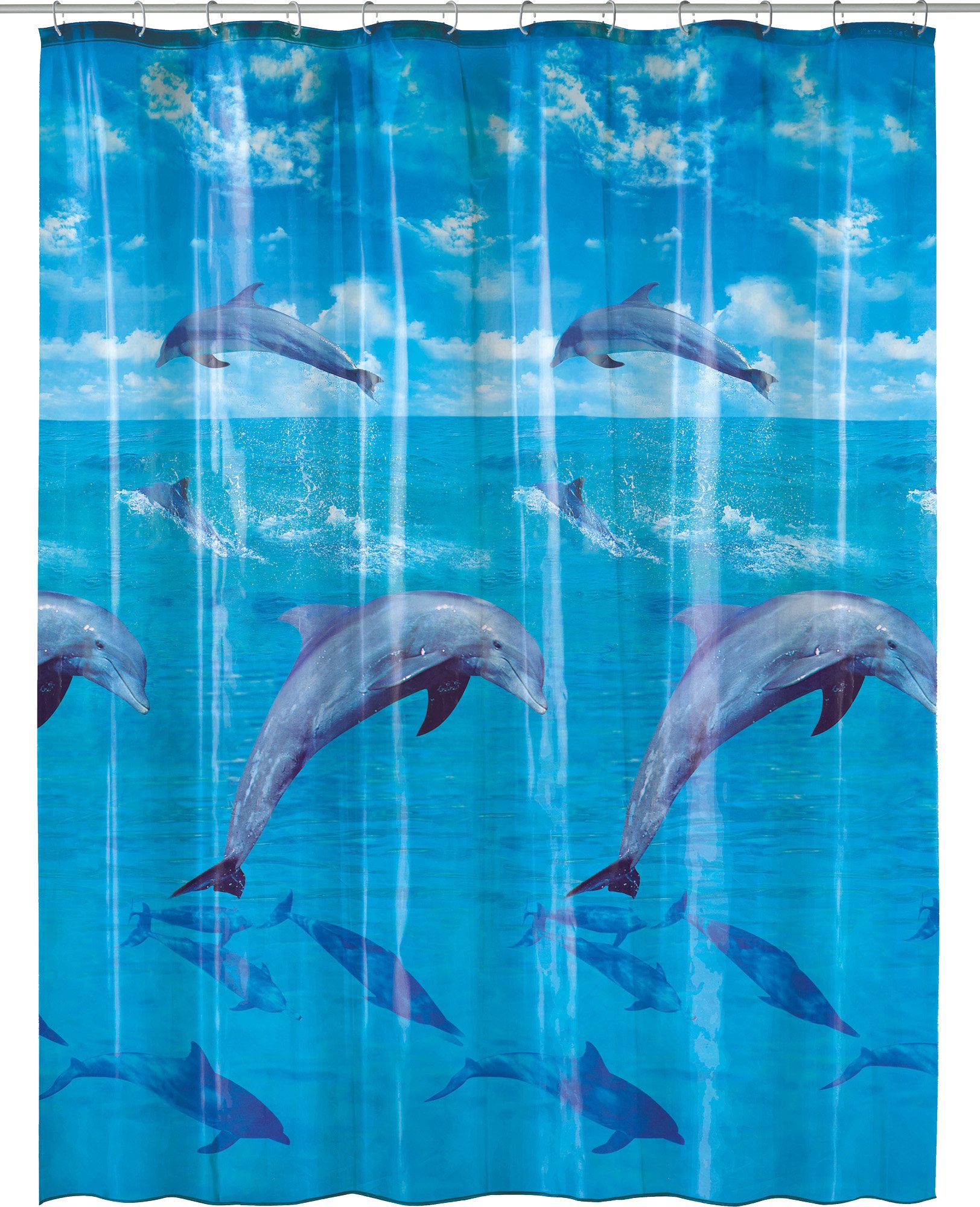 Kleine Wolke Saunatuch Duschvorhang "Dolphin"
