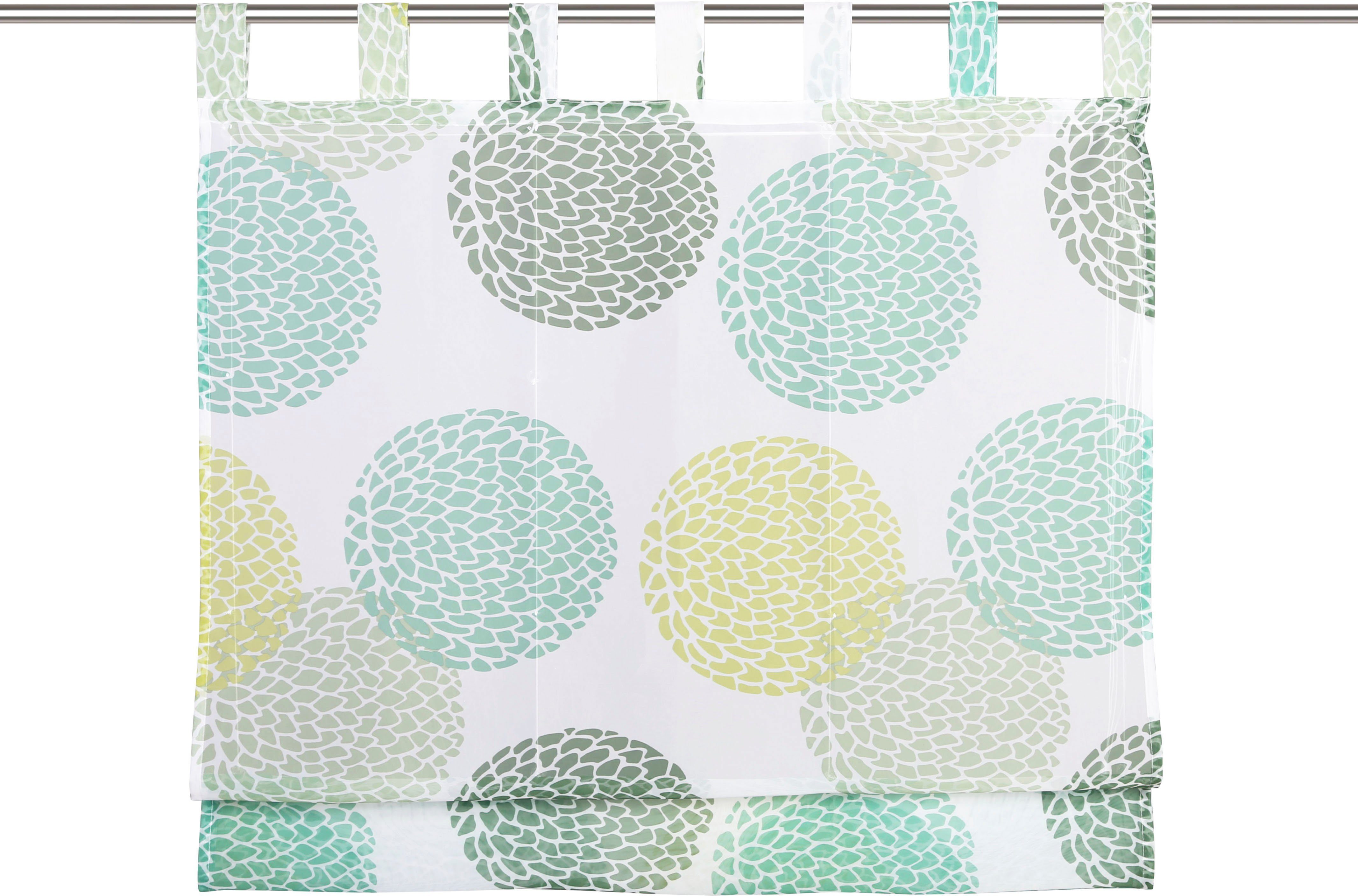 my home Raffrollo Belem, mit Schlaufen, Transparent, Voile, Polyester günstig online kaufen