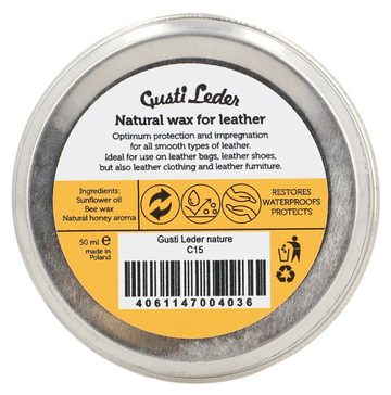 Gusti Leder Natural Beeswax Lederpflege (Bienenwachs, 1 St)