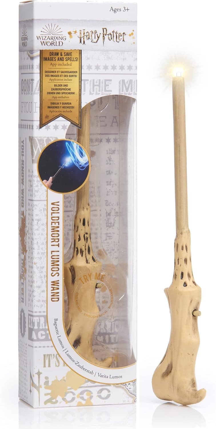 Wizarding World Spiel Harry Potter Voldemort Zauberstab mit LED-Lichtfunktion - Offiziell li
