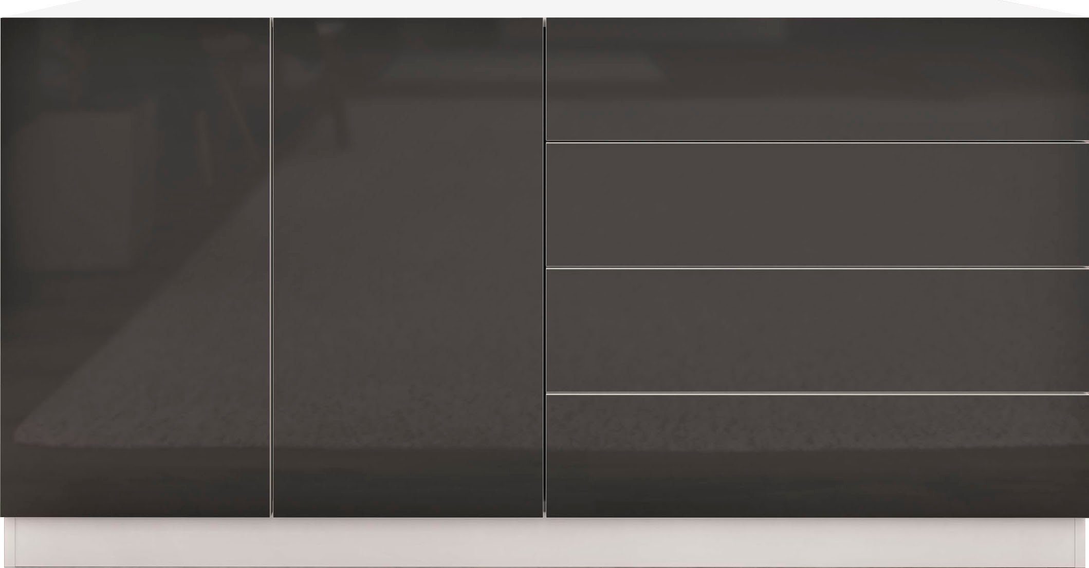 borchardt Möbel Sideboard Vaasa, Kommode mit 2 Türen und 4 Schubkästen auf günstig online kaufen