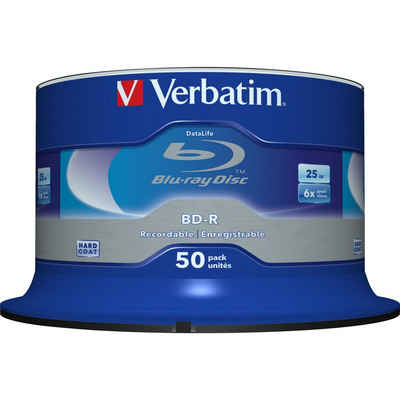 Verbatim Blu-ray-Rohling BD-R 6x 25 GB DataLife Blu-ray-Rohlinge