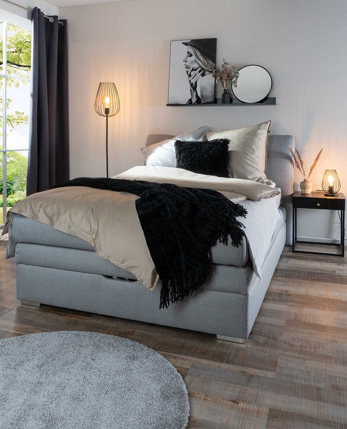 Wohndecke Wohnplaid, Schwarz, B 130 cm, L 180 cm, Home4You günstig online kaufen