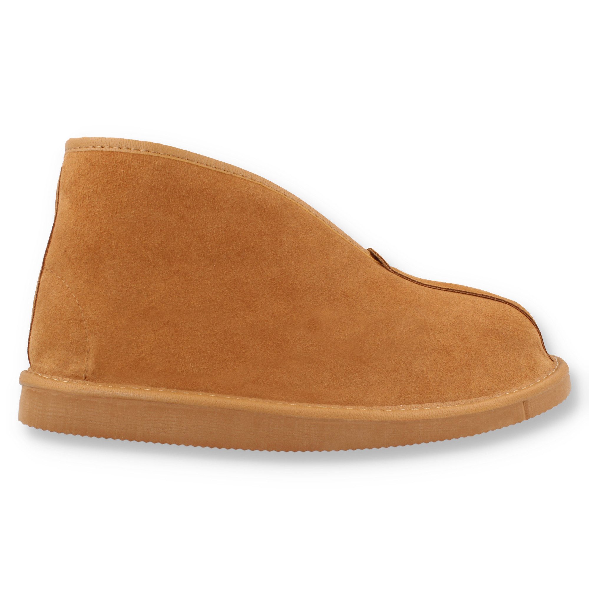 filsko Orsa Damen & Herren Hüttenschuhe Echtleder, Schafwolle, hoher Schaft, zum Schlupfen, kein Verschluss