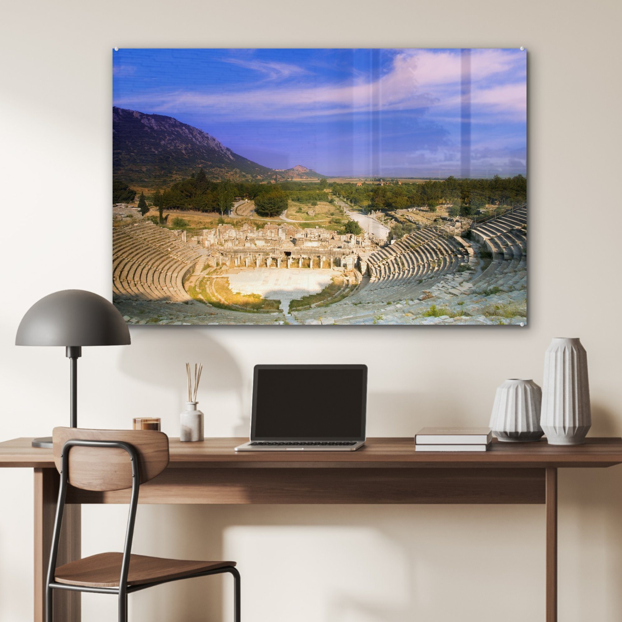 St), Türkei, Ephesus Theater Acrylglasbilder Schlafzimmer Wohnzimmer & (1 von Acrylglasbild Antikes der in MuchoWow