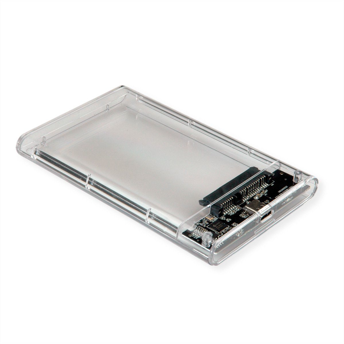 Festplatten-Gehäuse Externes HDD/SSD-Gehäuse, 2,5", SATA 6.0 Gbit/s zu USB 3.2 Gen 1 Typ C