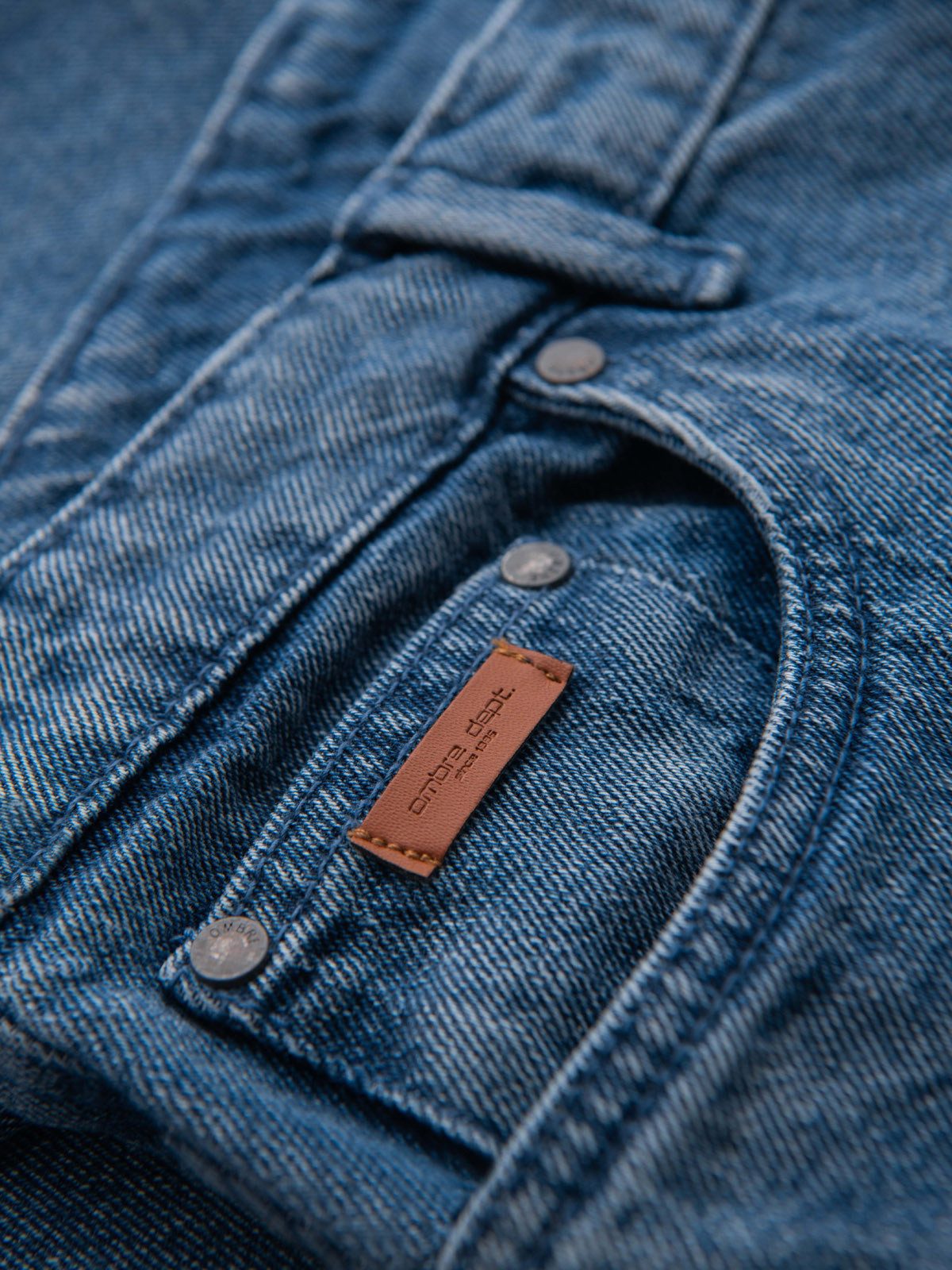 OMBRE Destroyed-Jeans Herrenjeans CARROT FIT mit Waschung –