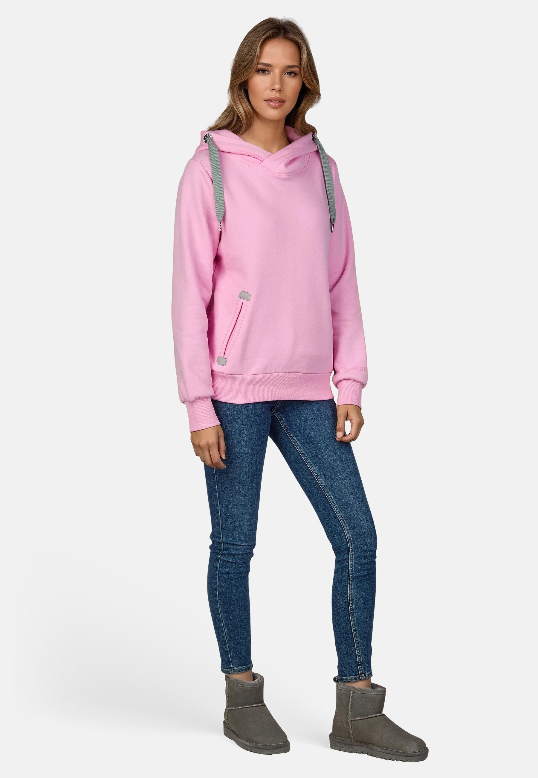 salzhaut Hoodie SÜNN Damen Tailliert Damen Kapuzenpullover– lässig, frisch und nordisch charmant!