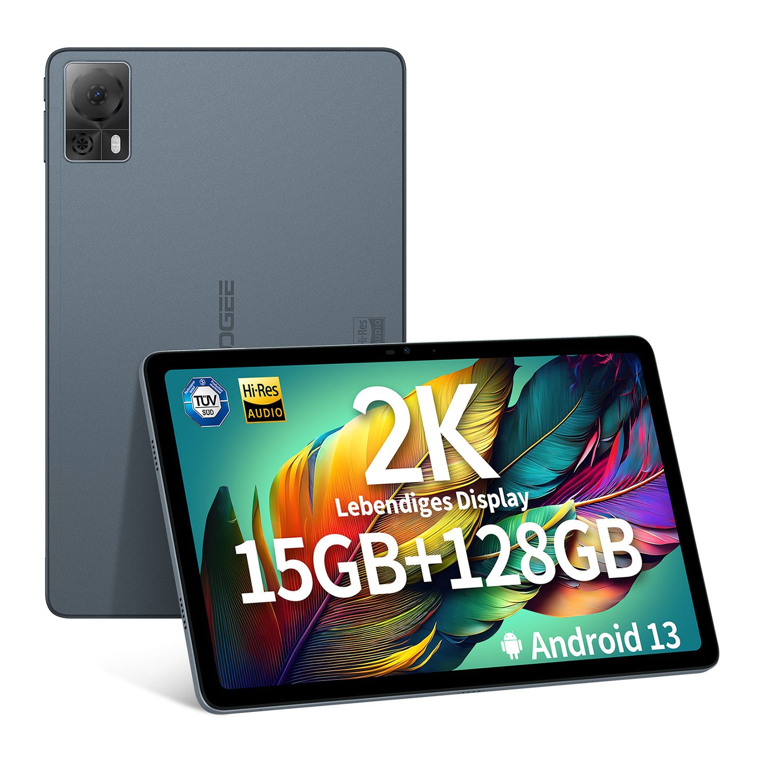 DOOGEE T20S 10.4 Zoll, Android 13 Tablets PC, 8GB RAM+128GB ROM(1TB TF) Tablet (10.4", 128 GB, Android 14, 4G LTE, 5GWifi/ 3MP+5MP/7500mAh/ GMS/Widevine L1/GPS/BT5.0/OTG)