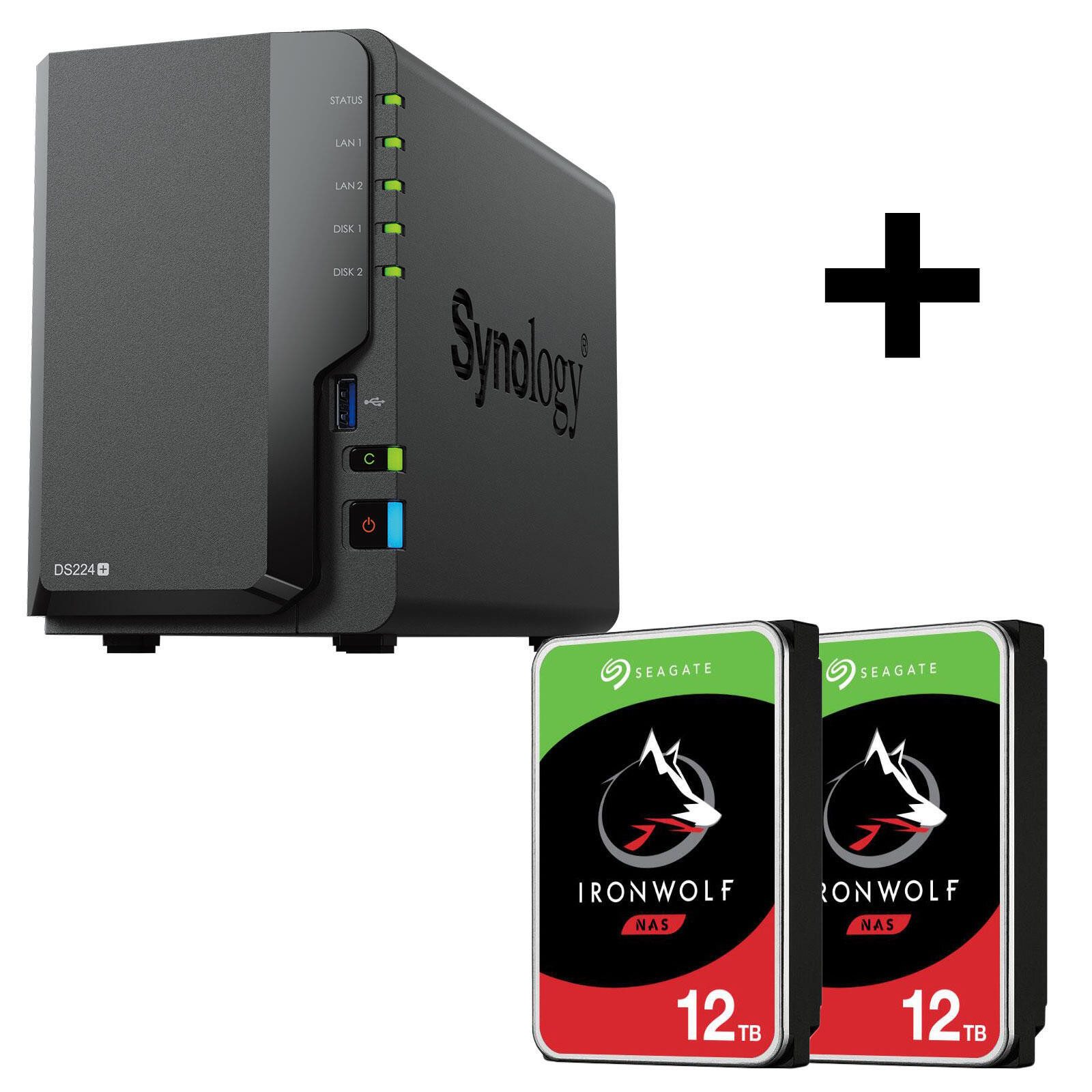 Synology Synology DiskStation DS224+ 2 Einschübe Серверы NAS PC-Arbeitsspeicher