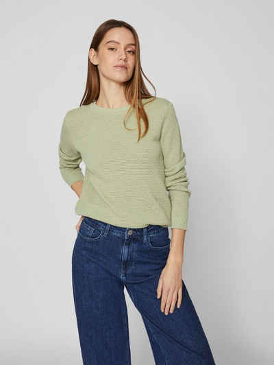 Vila Rundhalspullover VIDALO O-NECK L/S KNIT TOP- NOOS