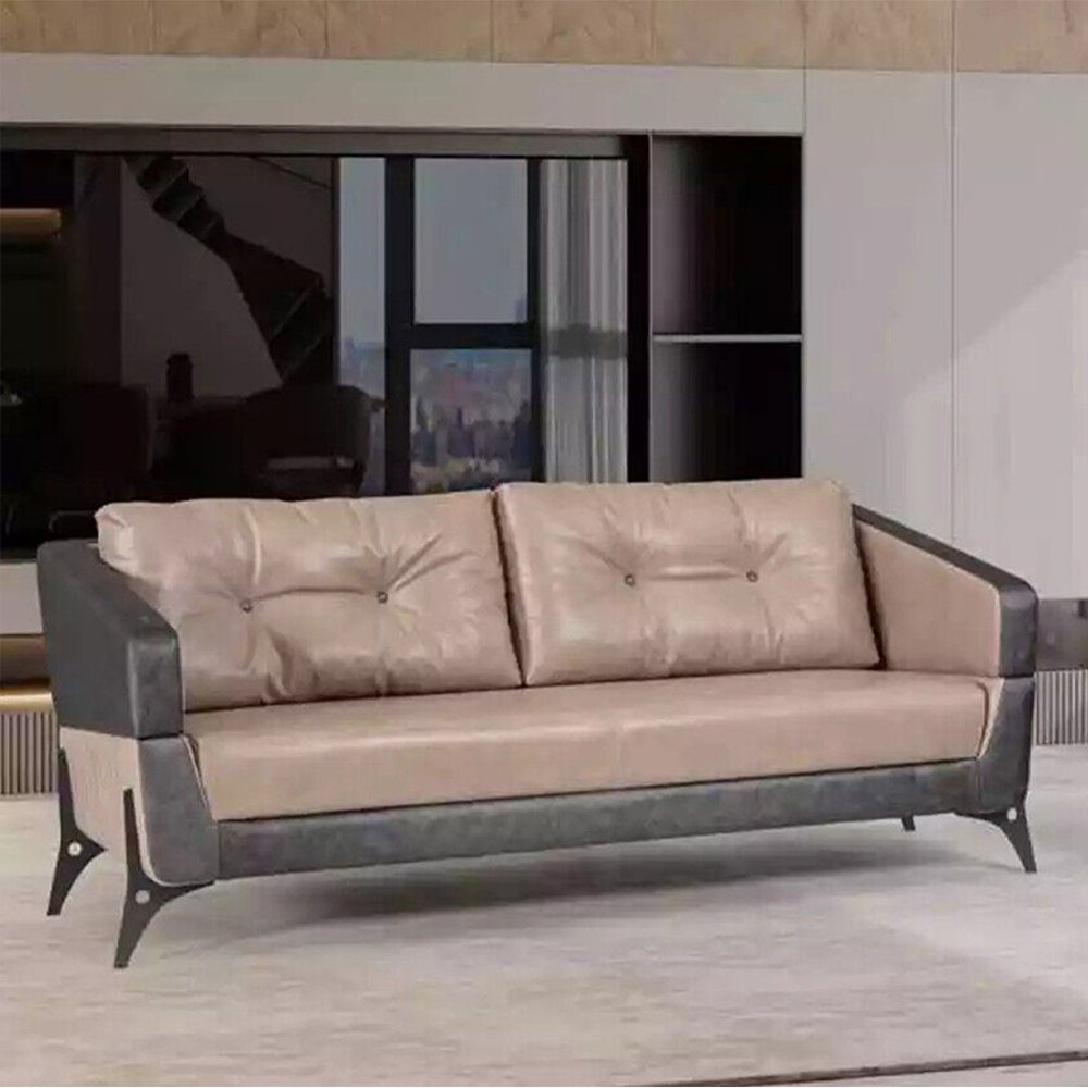 Sofa Made Büromöbel, Dreisitzer Stoff Luxus JVmoebel In Polster Sofa Arbeitszimmer Europe Möbel