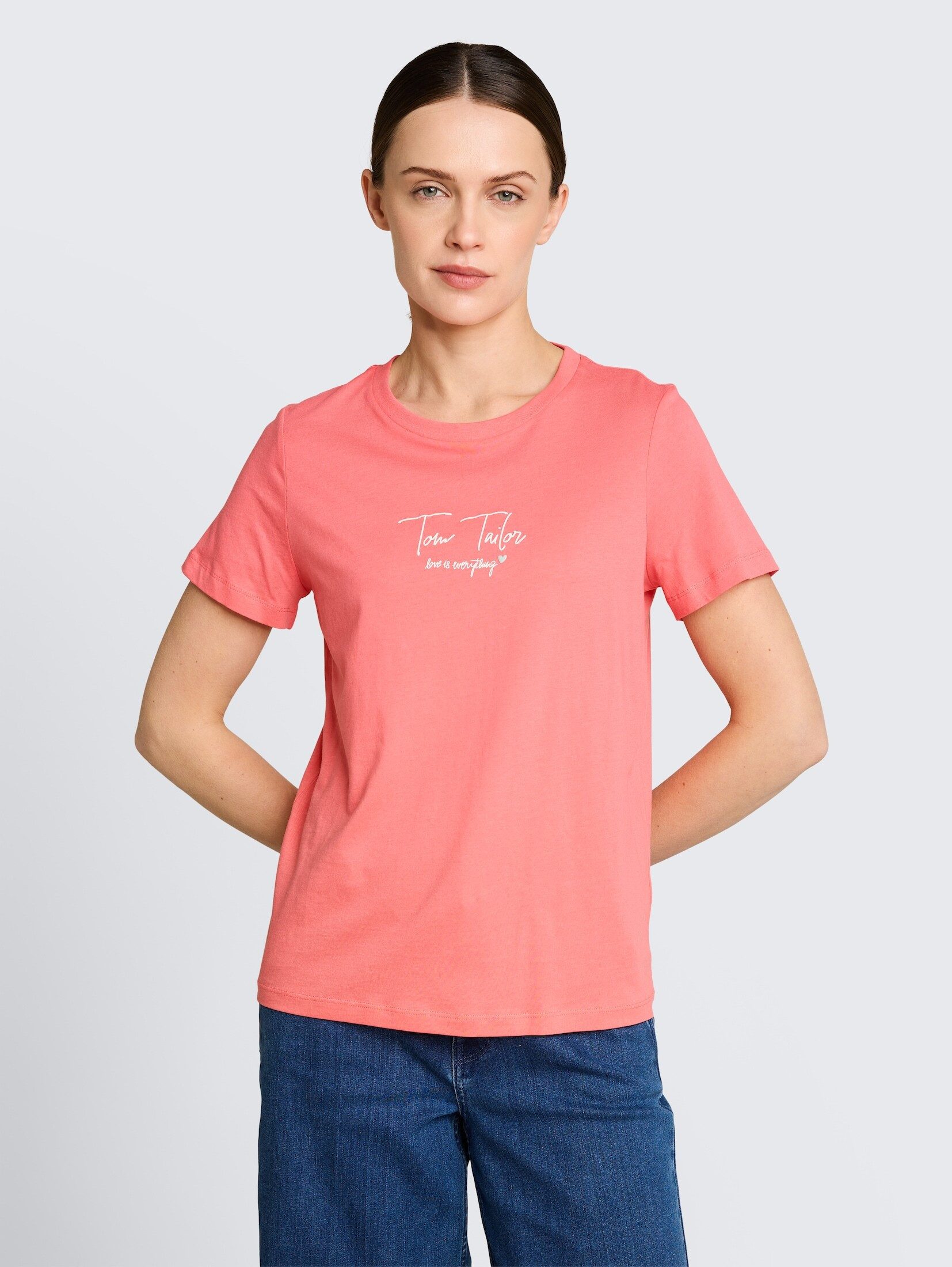 TOM TAILOR T-Shirt T-Shirt T-Shirt mit Logo-Print günstig online kaufen