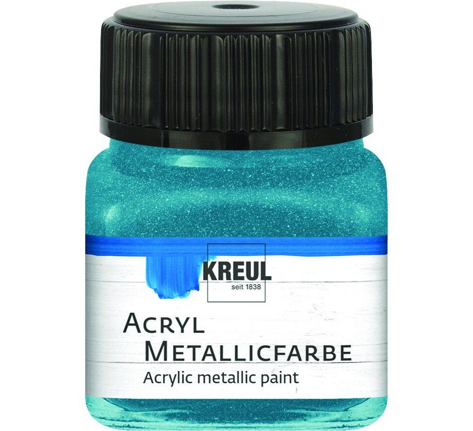 Kreul Acrylfarbe Kreul Acryl Metallicfarbe petrol 20 ml