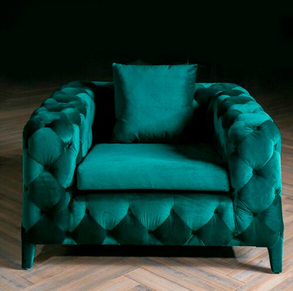 Chesterfield Sitzer JVmoebel Chesterfield-Sofa, 3+1 Garnitur Sofa Couch