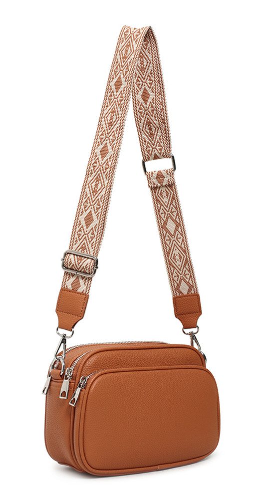 ITALYSHOP24 Schultertasche Damen Umhängetasche Brusttasche Shopper CrossOve günstig online kaufen