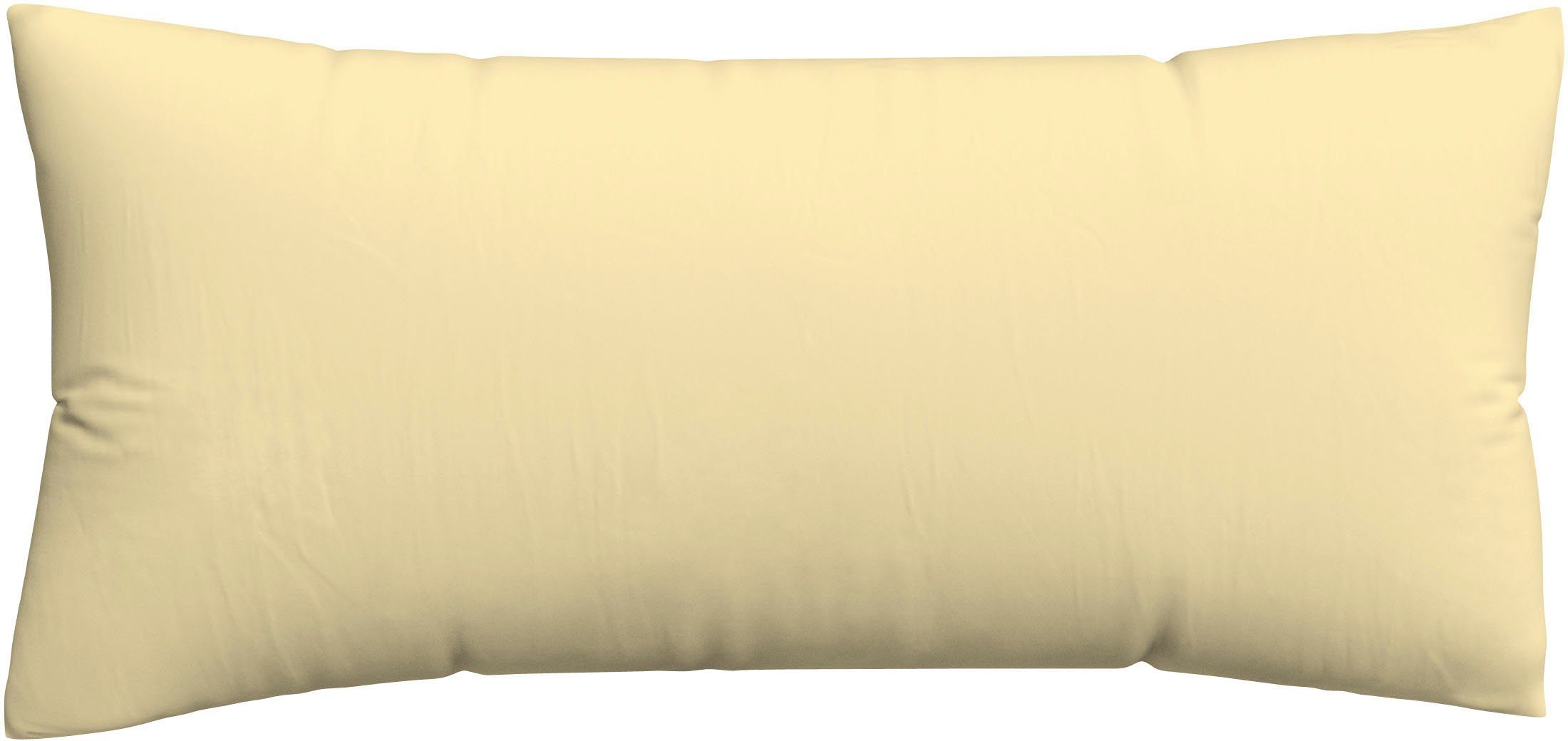 Schlafgut Kissenbezug Premium Kissenhülle Woven Satin, 100% Baumwolle, (1 Stück), Ton-in-Ton Reißverschluss, Fadendichte von 300tc, Uni, OEKO Tex