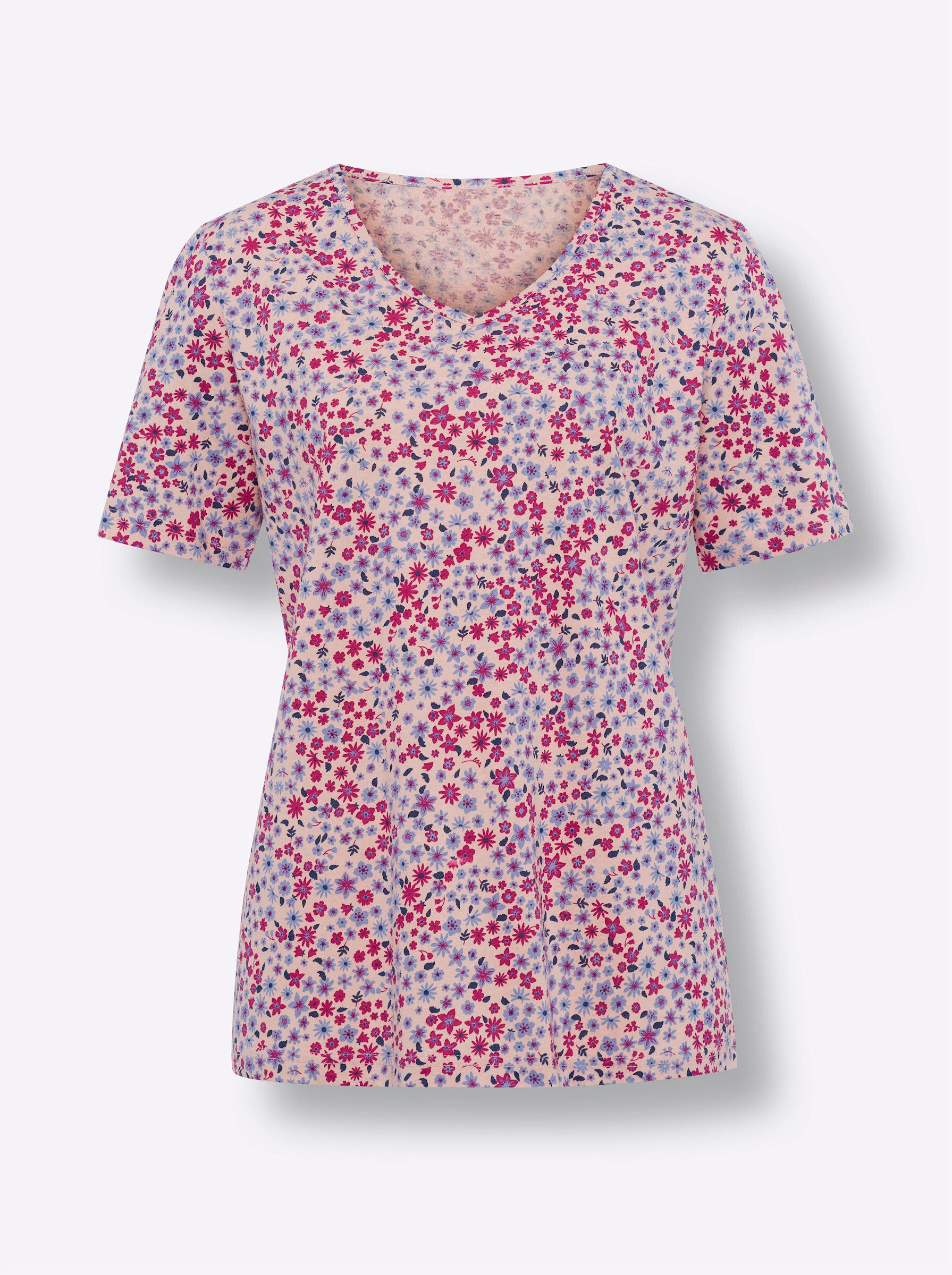 T-Shirt V-Shirt Kurzarm