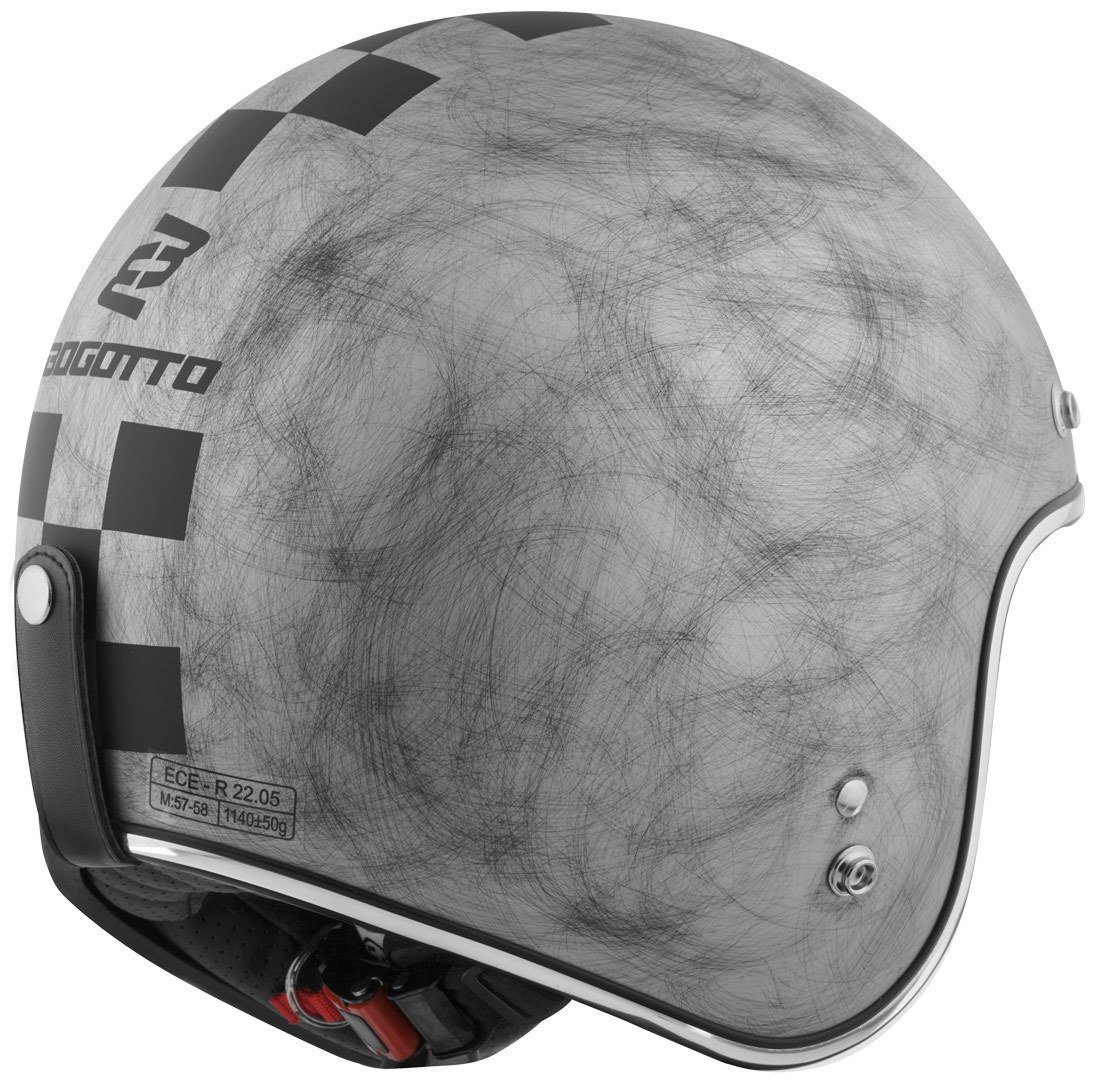 Bogotto Motorradhelm V541 Scacco Jethelm