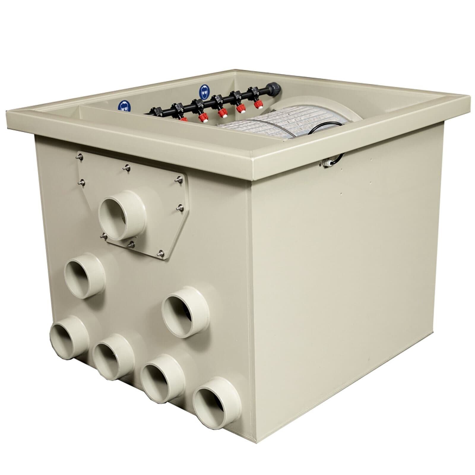 Koi Herdecke Teichfilter DVS Trommelfilter PP65 gepumpt mit Steuerung