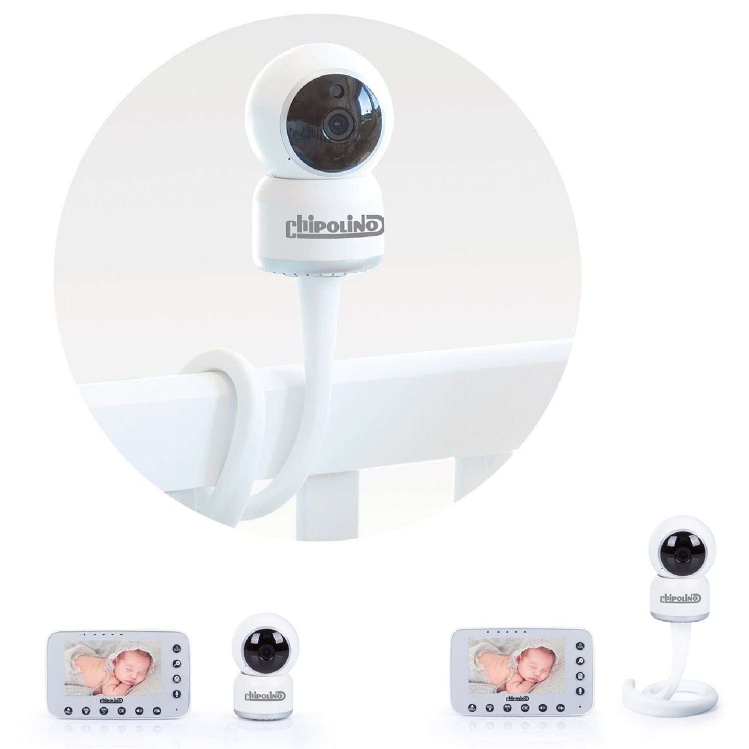 Babyphone Video-Babyphone Atlas 4,3 Zoll