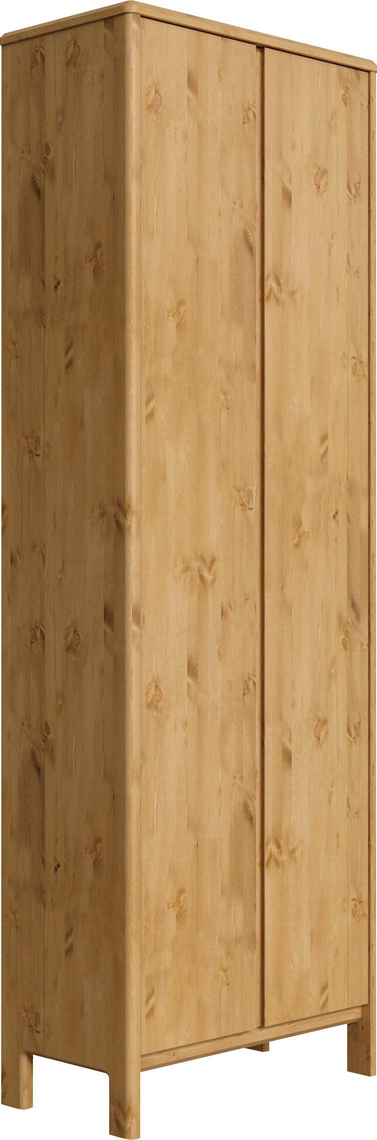 OTTO home Garderobenschrank Luven, Dielenschrank, Kleiderschrank, Schrank FSC®-zertifiziertes Massivholz Kiefer, Höhe 192 cm