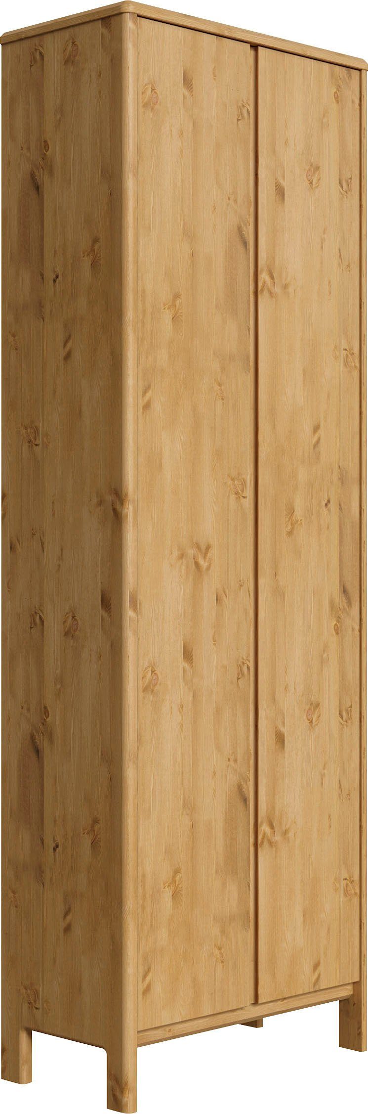 Home affaire Garderobenschrank Luven aus Massivholz, Höhe 192 cm