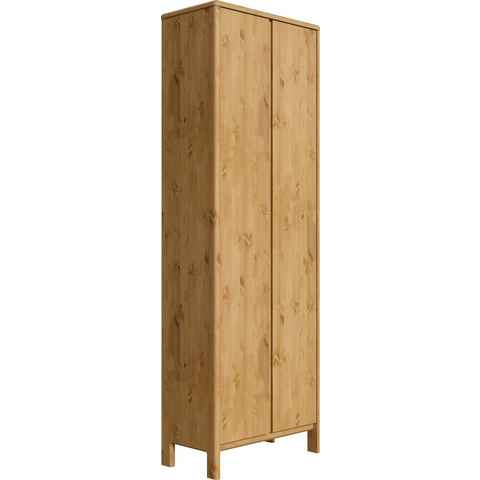 Home affaire Garderobenschrank Luven zertifiziertes Massivholz, Höhe 192 cm