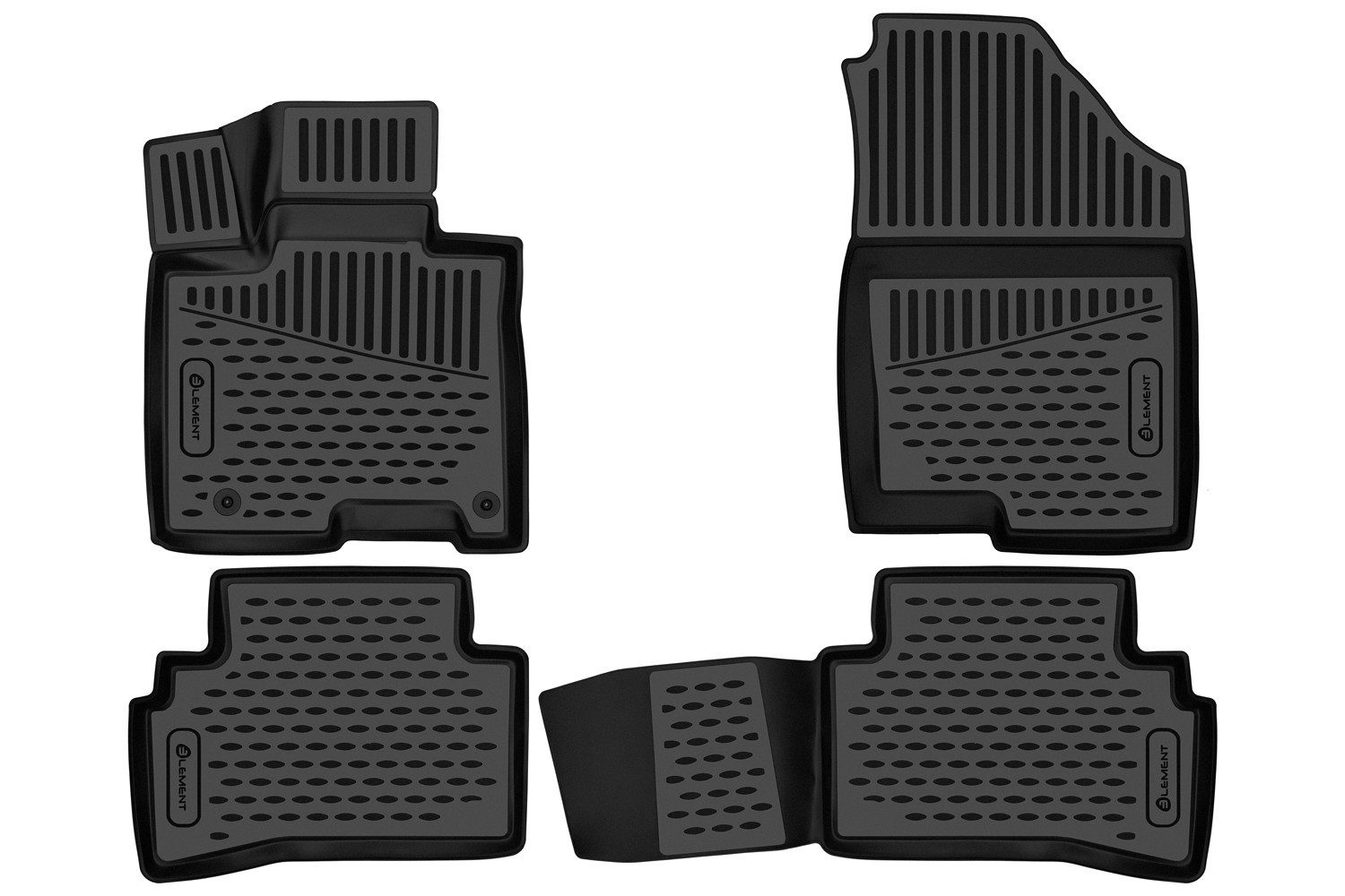 LEMENT Auto-Fußmatten passend für TESLA Model Y Long Range Dual M 2020-> 5-Türer, für TESLA Model Y Long Range Dual M PkW, Passgenaue