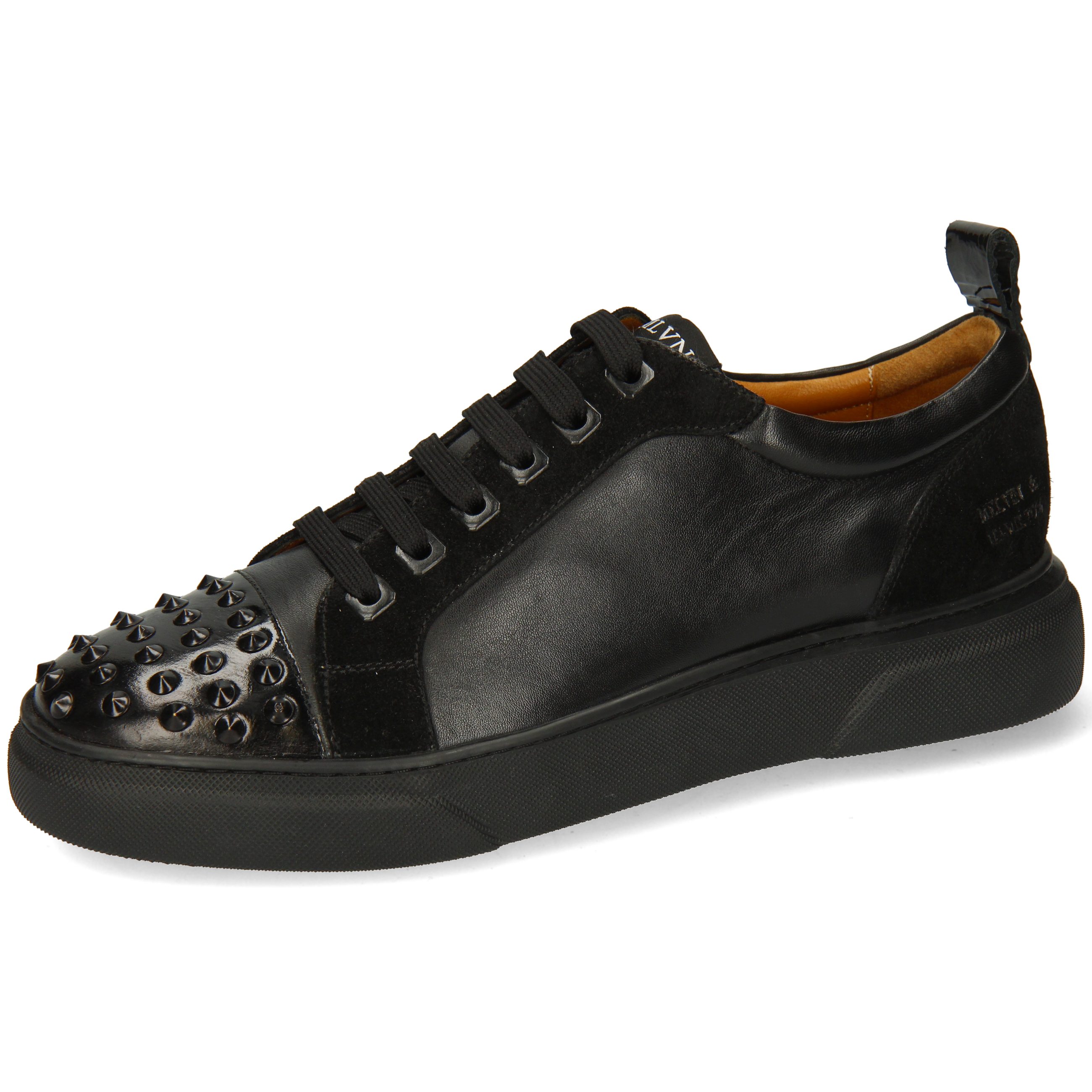 Melvin & Hamilton Harvey 12 Sneaker Soft Patent Black Nappa Suede