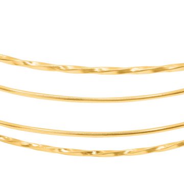 Heideman Armband Corvus goldfarben (Armband, inkl. Geschenkverpackung), moderner Armreif für Damen