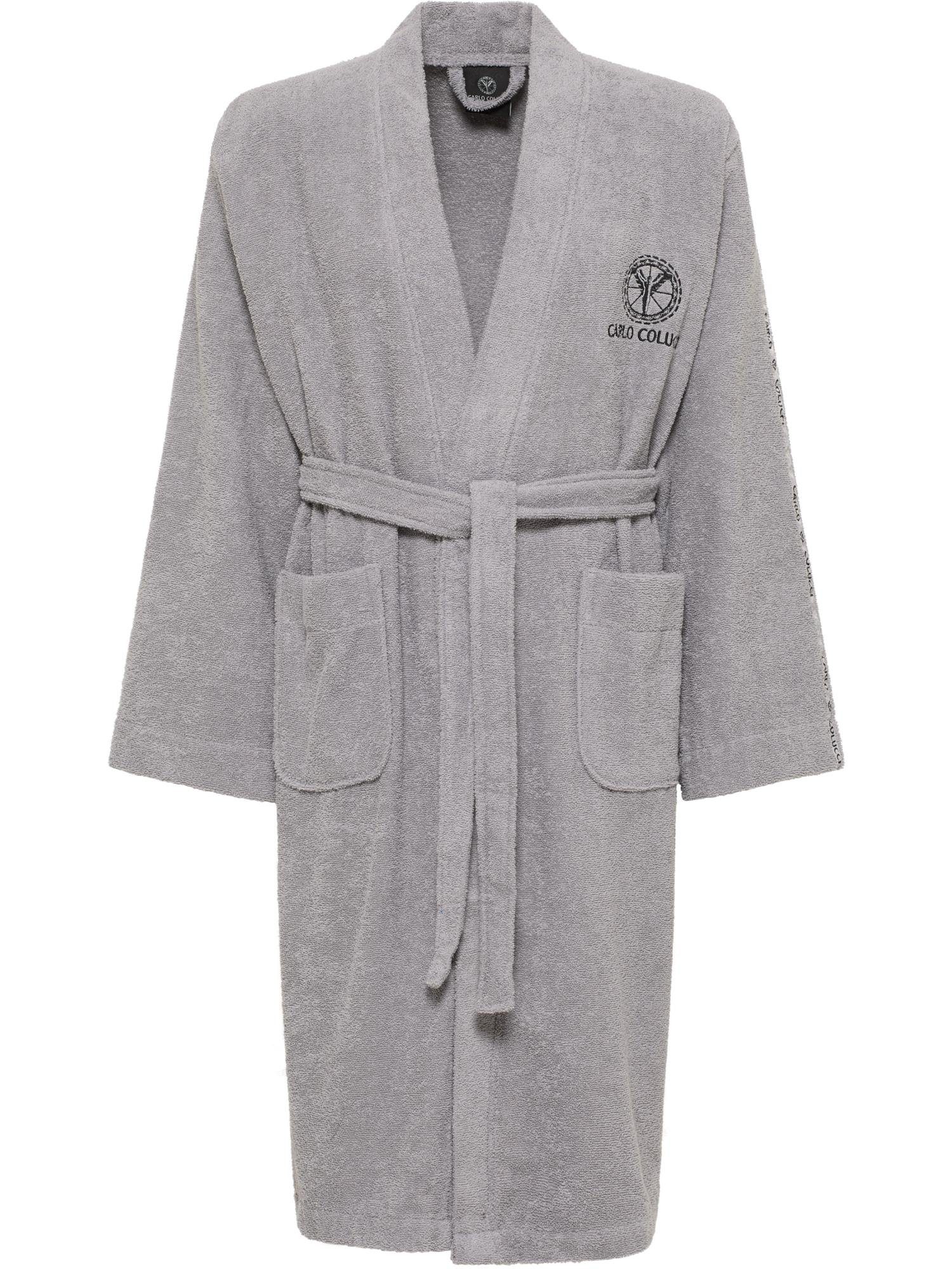 CARLO COLUCCI Bademantel Vito, 100% Baumwolle