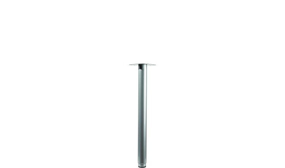Tischbein - Tischbein silber Stahl x 5,0 60 cm 90 - Hettich Hettich