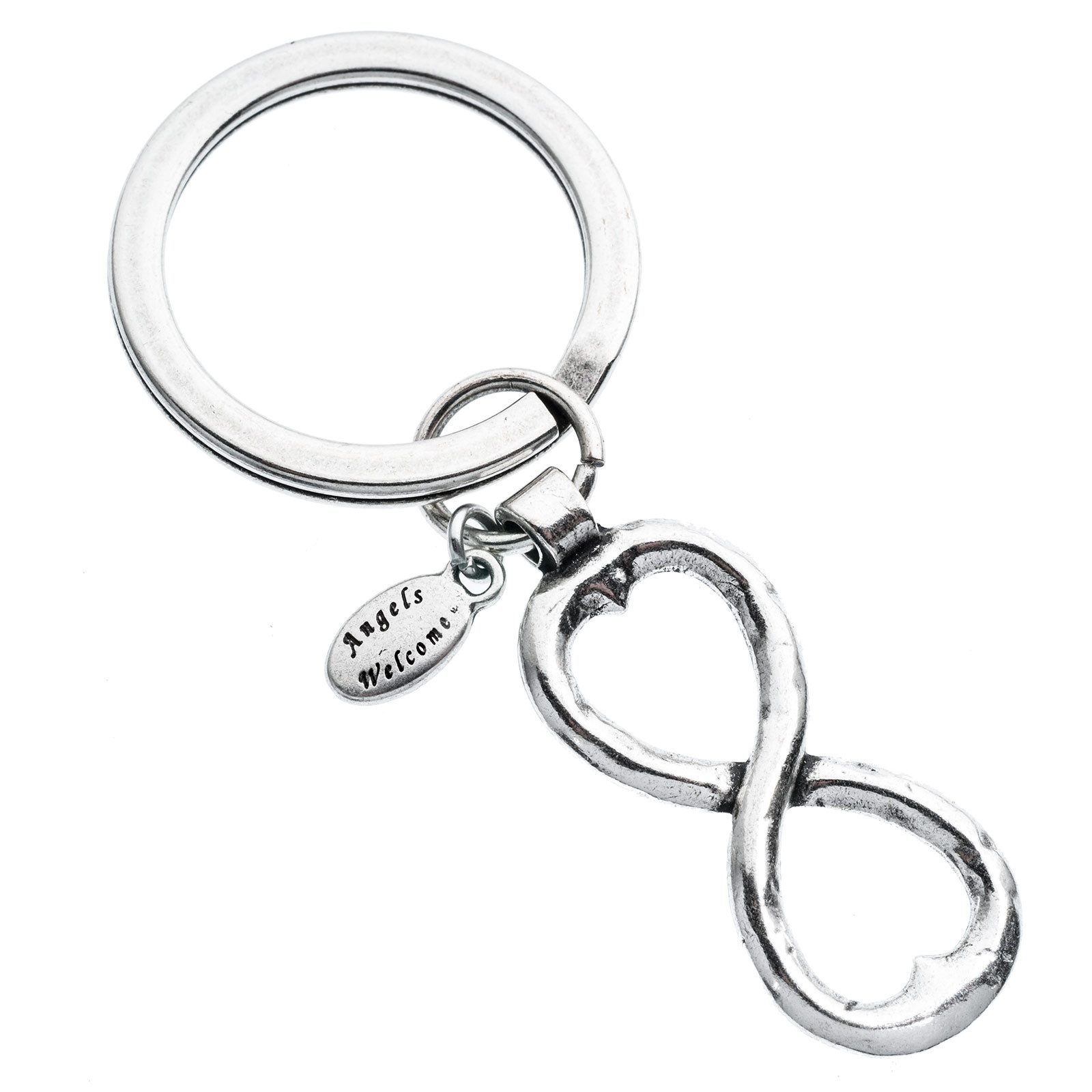 Paletti Schlüsselanhänger Schlüsselanhänger am Ring Symbol Ewigkeit (1-tlg), aus Deutschland