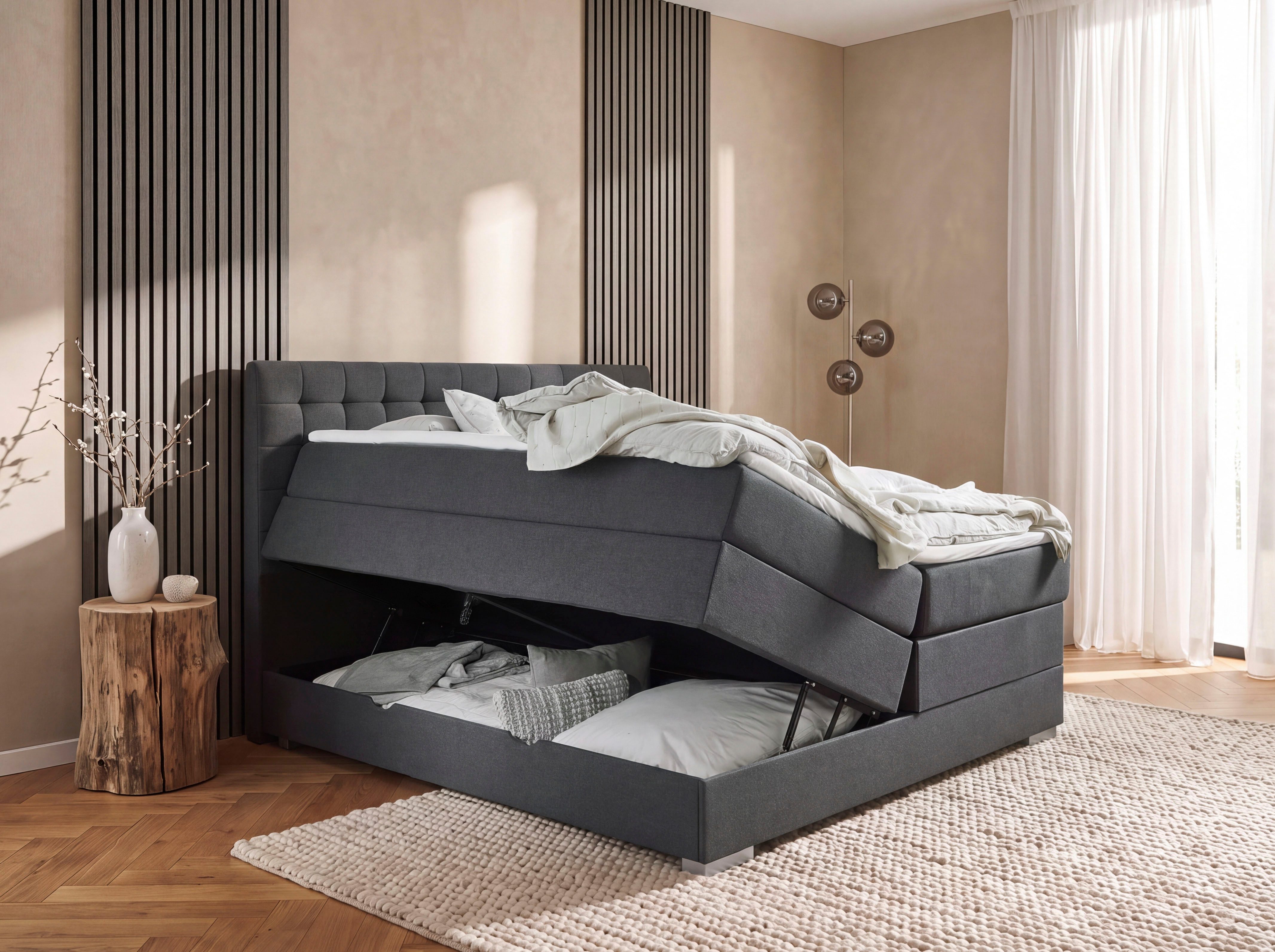 Home affaire Boxbett Keeva inkl. Bettkasten und Topper, erhältlich in der Breite 180x200cm – Bild 2 von 5