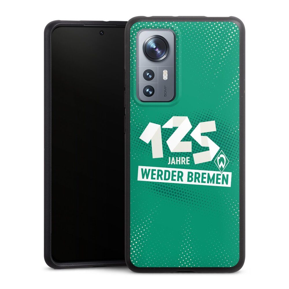 DeinDesign Handyhülle 125 Jahre Werder Bremen Offizielles Lizenzprodukt, Xiaomi 12 5G Organic Case Bio Hülle Nachhaltige Handyhülle