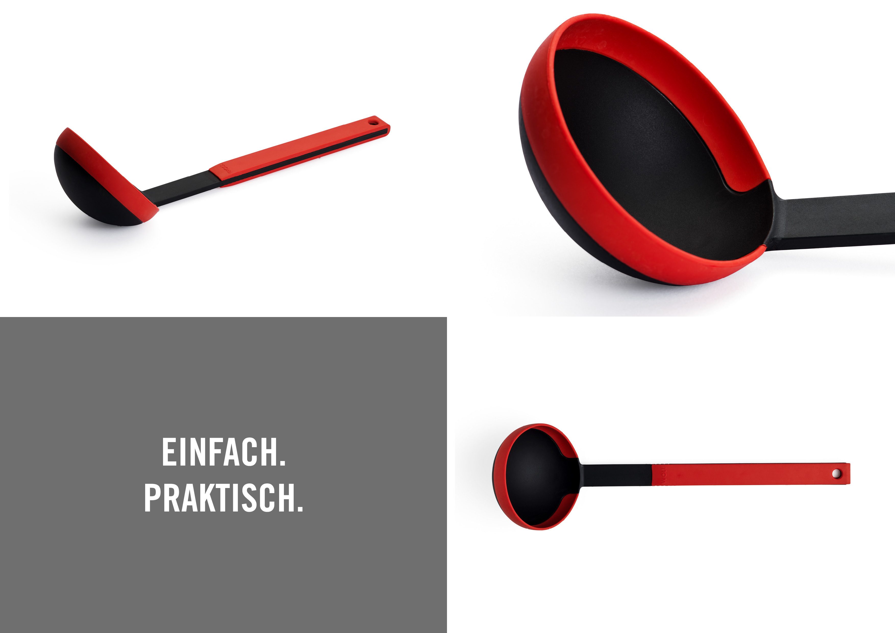 WOLL Suppenkelle Cook it, aus hochwertigem Kunststoff und Silikon