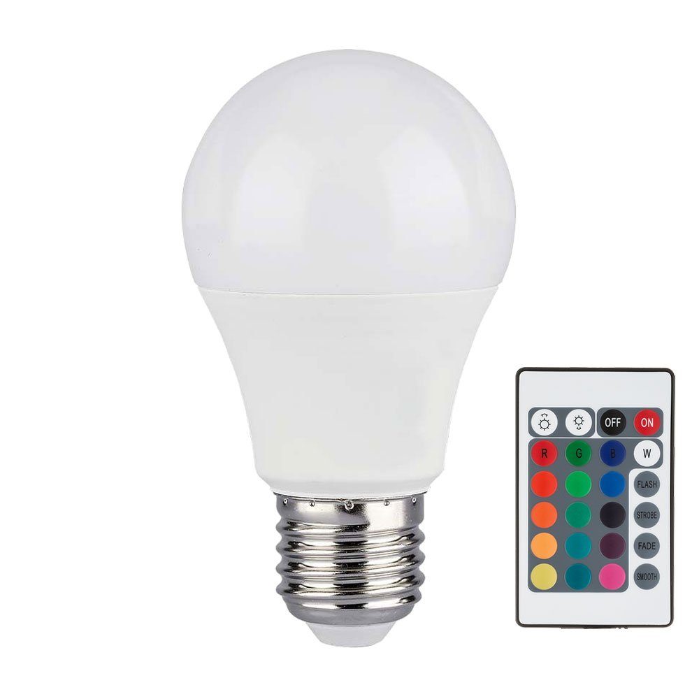 etc-shop LED Fernbedienung Farbwechsel, Leuchtmittel Farbwechsler Sockel Außen Lampe Steh inklusive, Warmweiß, Außen-Stehlampe