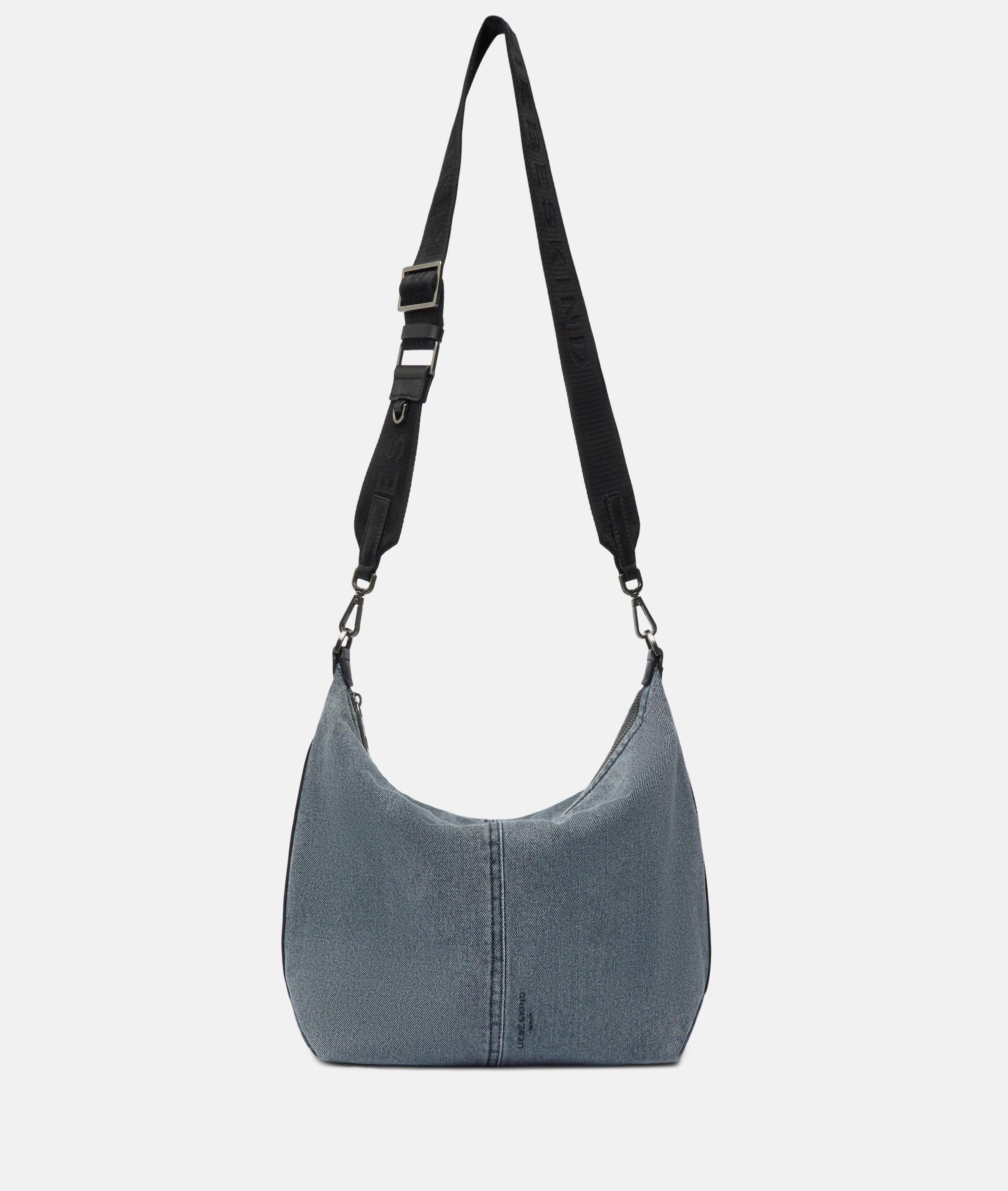 Liebeskind Berlin Schultertasche Hobo, Geräumige Schultertasche aus Denim