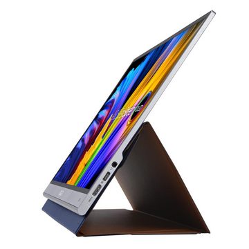 Asus ZenScreen OLED MQ16AH Portabler Monitor (39,60 cm/15,6 ", 1920 x 1080 px, Full HD, 1 ms Reaktionszeit, DCI-P3, Näherungssensor, Smart Case, Flicker-Free, Blaulichtfilter)