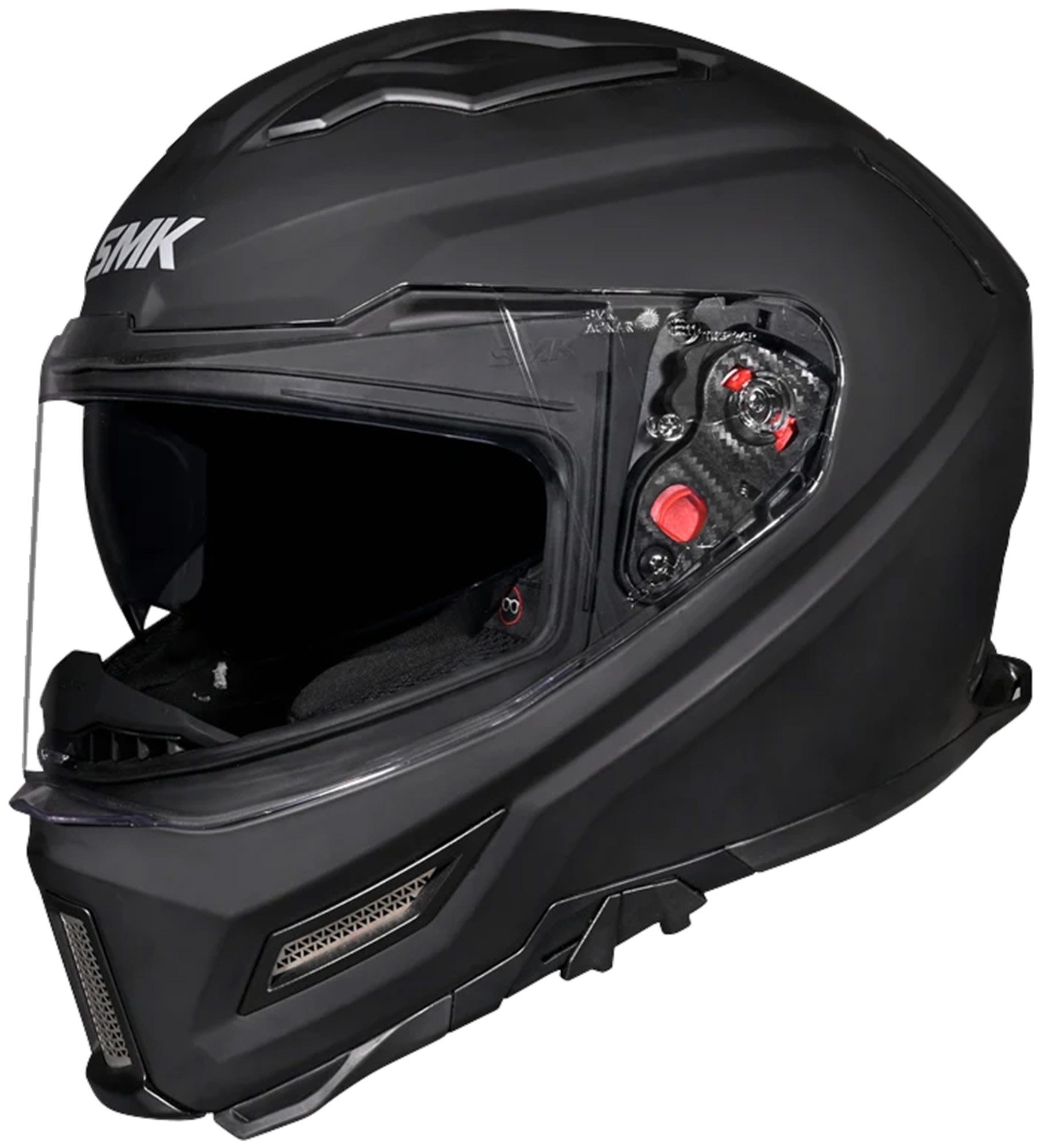 SMK Motorradhelm Agnar Helm, geeignet für Brillenträger,Pinlockscheibe enthalten,vorbereitet f