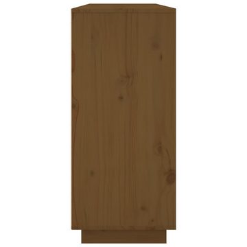 vidaXL Sideboard Sideboard Honigbraun 120x35x80 cm Massivholz Kiefer (1 St)
