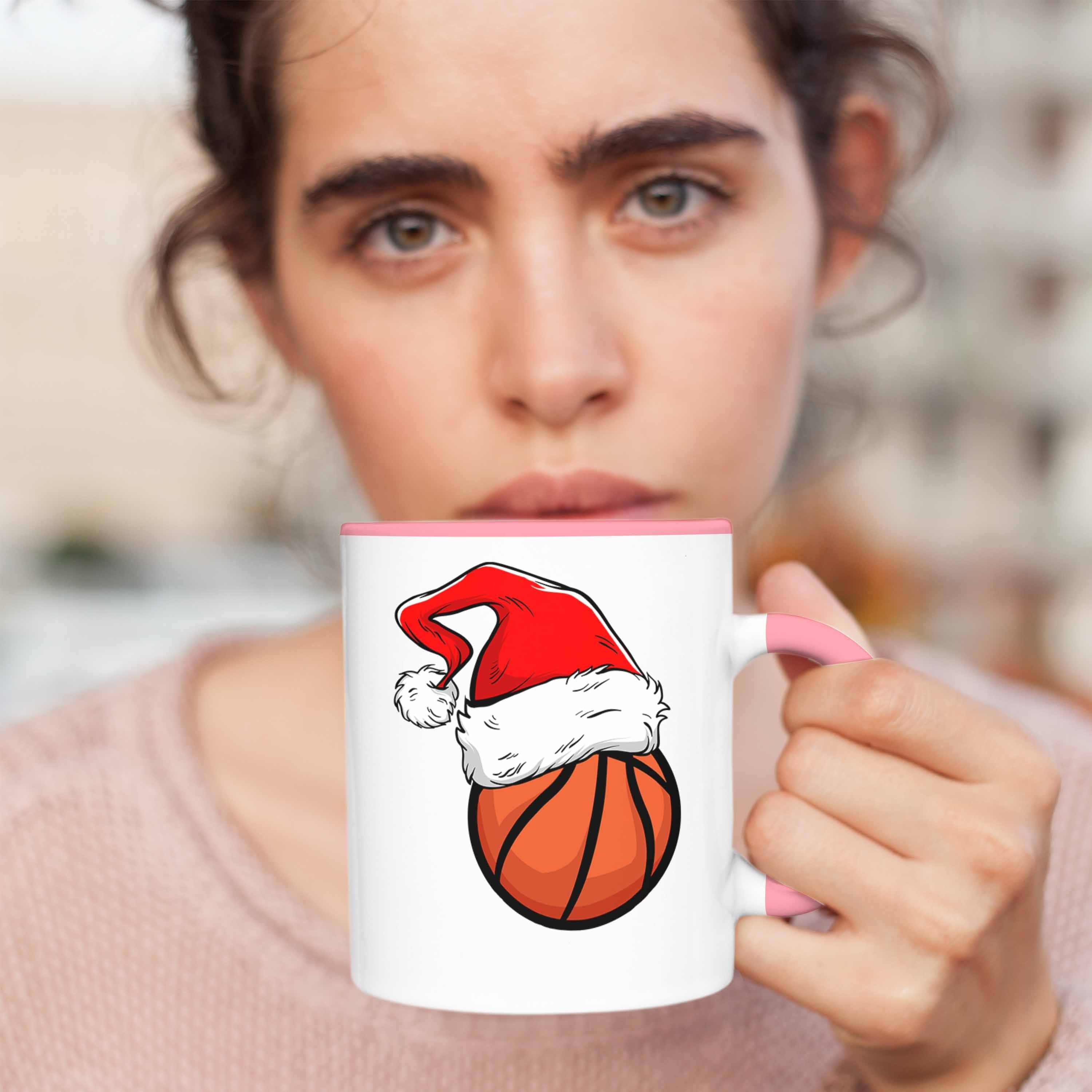 - Basketball Geschenk Trendation Tasse Weihnachten Tasse Geschenkidee Basketballspieler Rosa Trendation