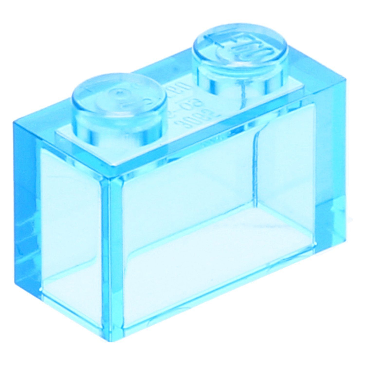 LEGO® 50 Stück Steine 1x2, transparentes günstig online kaufen