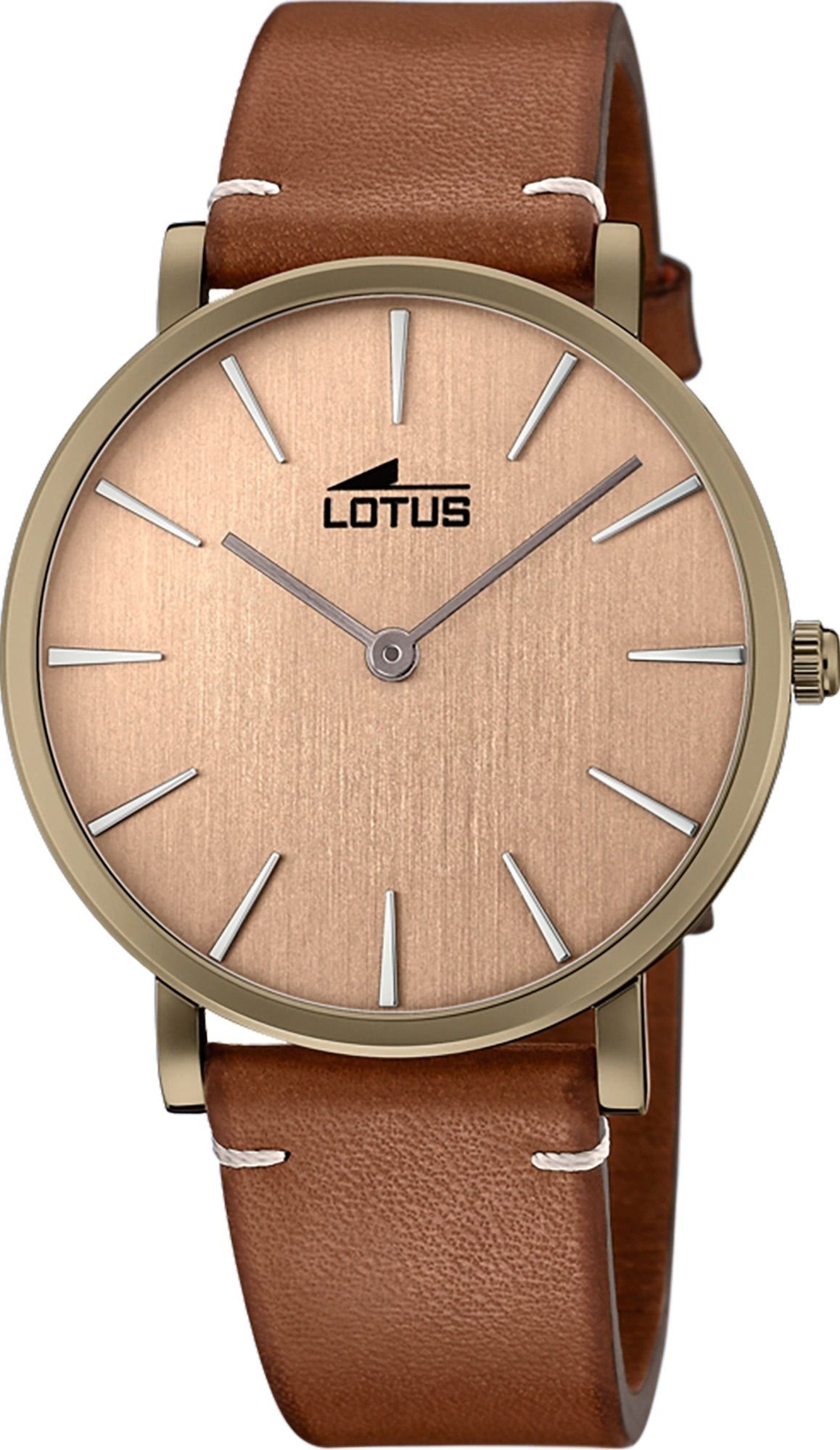 Quarzuhr Lotus Herren Armbanduhr Minimalist