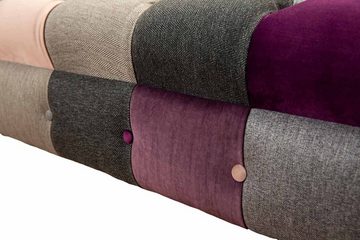 JVmoebel Chesterfield-Sofa, Sofa Zweisitzer Klassisch Design Wohnzimmer Chesterfield Textil