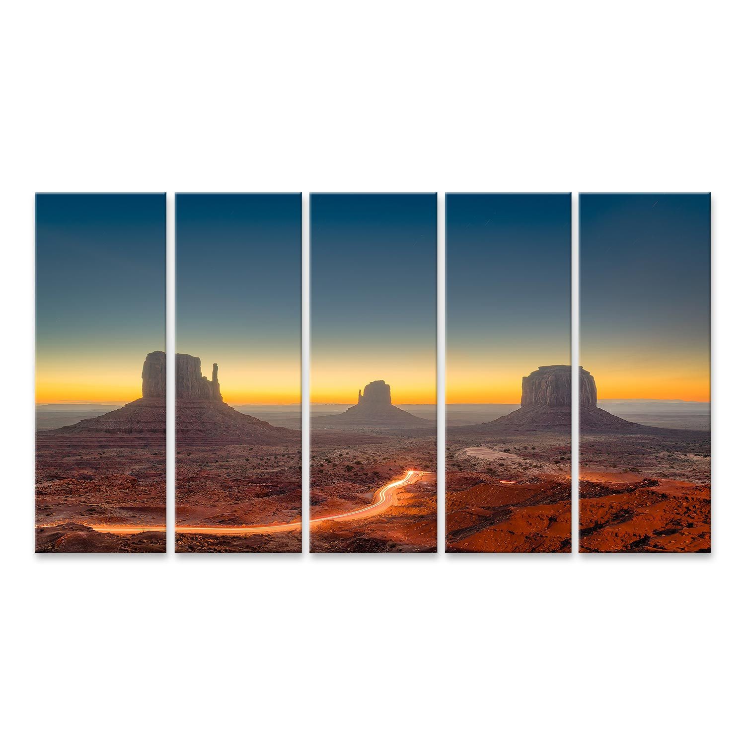 islandburner Leinwandbild Monument Valley Arizona Usa Dämmerung Bilder